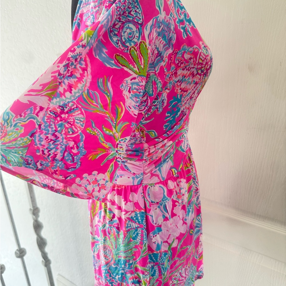 Lilly Pulitzer Parigi Romper Shell me Something Good Sz XXS - Picture 10 of 14